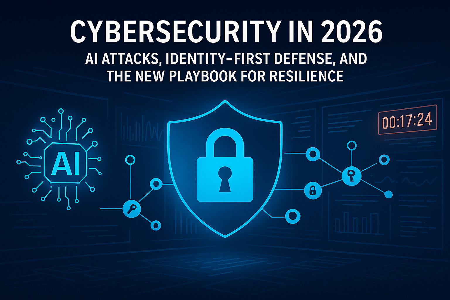 Cybersecurity in 2026: AI Attacks, Identity‑First Defense, and the New Playbook for Resilience