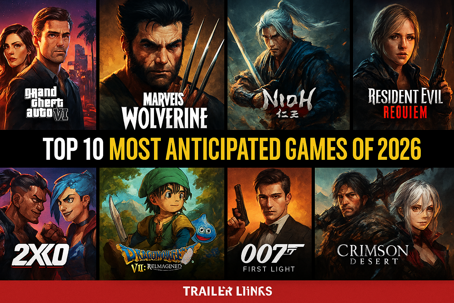 Top 10 Most Anticipated Games of 2026 – Release Dates, Platforms & Official Details”